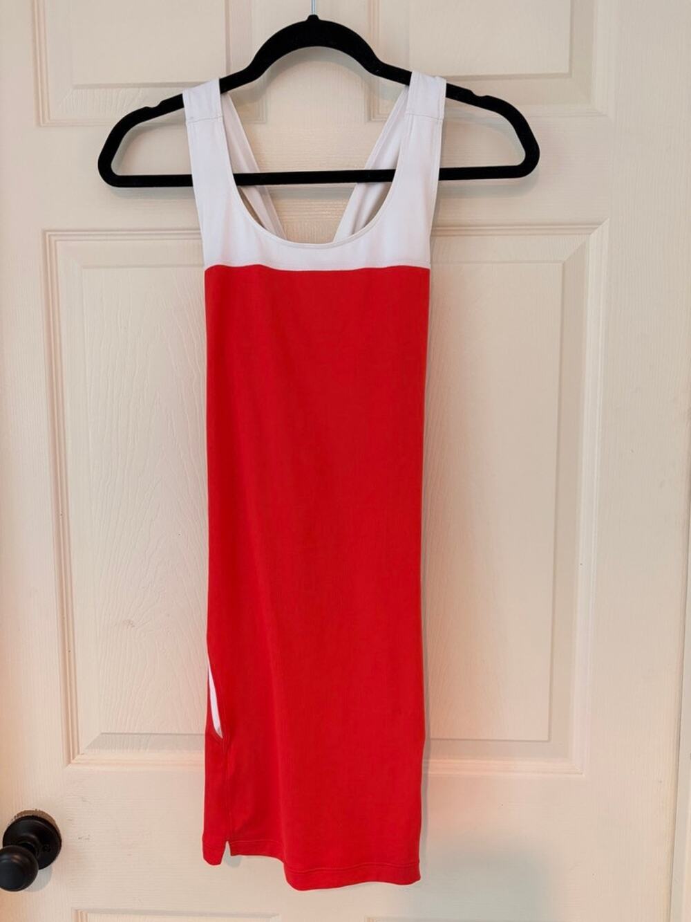Wilson Red White Tennis Dress Size S Racerback Athletic